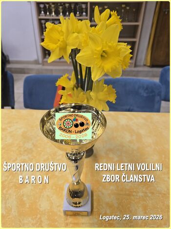 Redni letni volilni zbor ŠD Baron