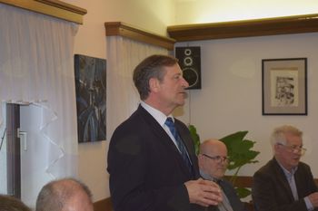 Zunanji minister in predsednik stranke Desus g. Karl Erjavec na delovnem obisku v Litiji