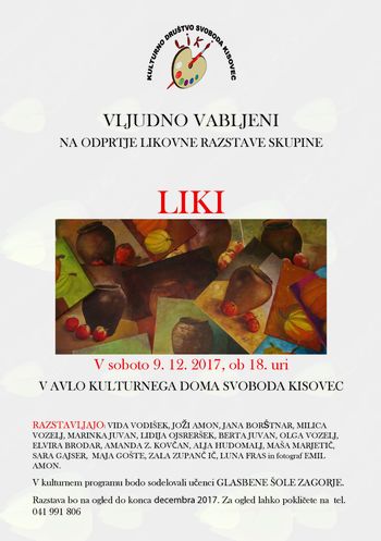 Pregledna likovna razstava skupine LIKI