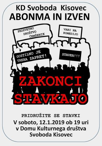 Komedija Zakonci stavkajo