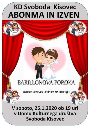 Komedija BARILLONOVA POROKA