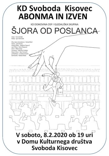 Gledališka predstava - Šjora od poslanca - KD Domovina Osp