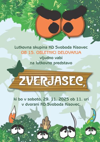 Lutkovna predstava ZVERJASEC