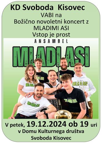 Božično novoletni koncert MLADI ASI