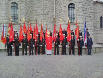 Gasilci severno primorske regije na Sveti Gori