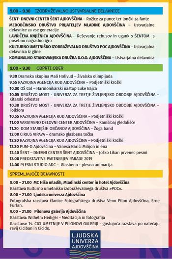 Teden vseživljenjskega učenja 2019