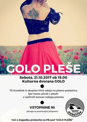 Plesna prireditev "GOLO PLEŠE"