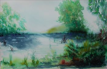 Samostojna  likovna razstava Janeza Slabeta