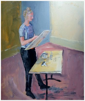 Likovni tečaj slikanja z akrilom - FIGURA V PROSTORU IN POKRAJINSKE VEDUTE