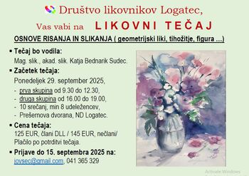 OSNOVE RISANJA IN SLIKANJA _ TEČAJ