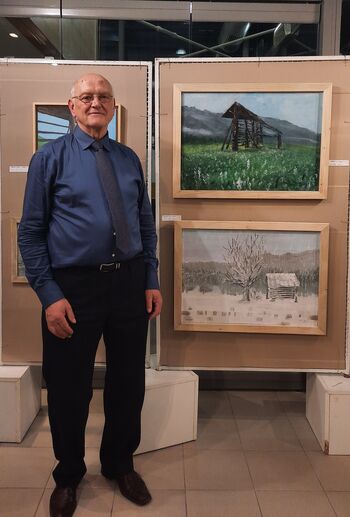 RAZSTAVA "NAVDIH PRETEKLOSTI "OB 70-LETNICI DUŠANA MIHELČIČA