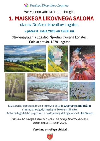 Majski likovni salon Društva likovnikov Logatec