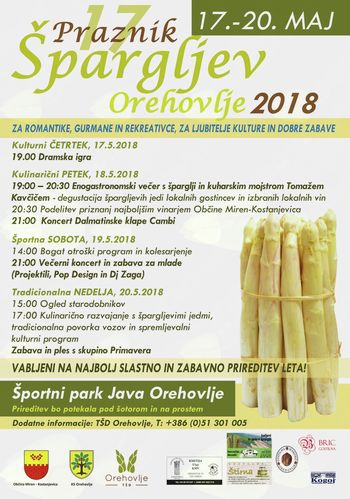 17. PRAZNIK ŠPARGLJEV Orehovlje