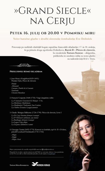 »Grand Siecle« na Cerju