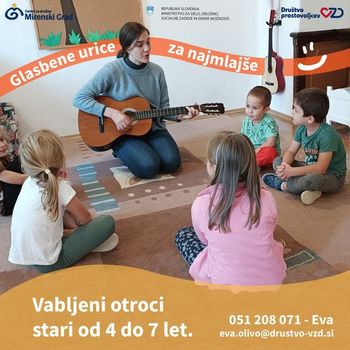 GLASBENE URICE ZA NAJMLAJŠE