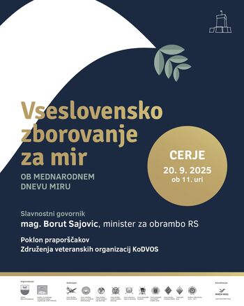 Vseslovensko zborovanje za mir - DAN MIRU Vseslovensko zborovanje za mir - DAN MIRU