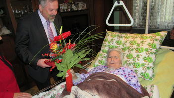 90. letnica Ivane Kaplan iz Mačkovca