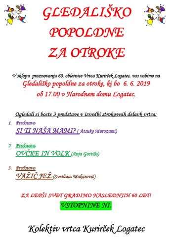 Gledališko popoldne za otroke