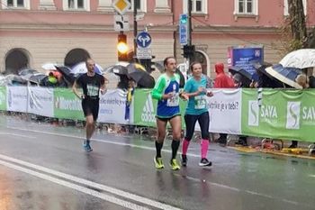 ŠD Tek je lek na Ljubljanskem maratonu