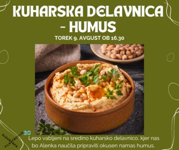 KUHARSKA DELAVNICA Z ALENKO - HUMUS