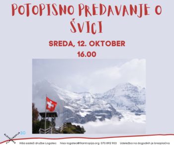 Potopisno predavanje o Švici