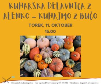 Kuharska delavnica z Alenko - Kuhajmo z bučo