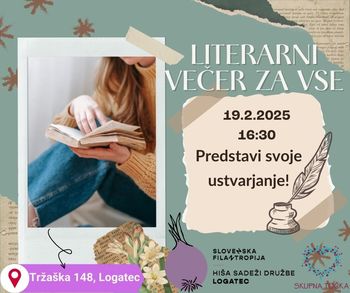 LITERARNI VEČER ZA VSE 