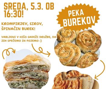 Kuharska delavnica - PEKA BUREKOV 