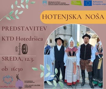 Predstavitev HOTENJSKE NOŠE 