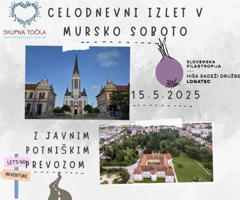 Celodnevni izlet v Mursko Soboto z javnim potniškim prevozom 