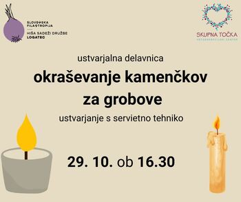 Okraševanje kamenčkov za grobove