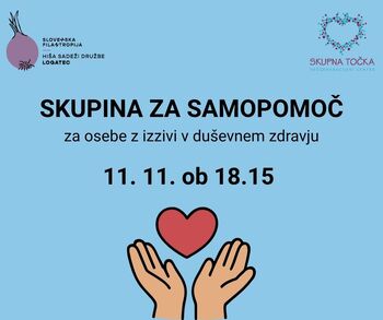 Skupina za samopomoč za osebe z izzivi v duševnem zdravju