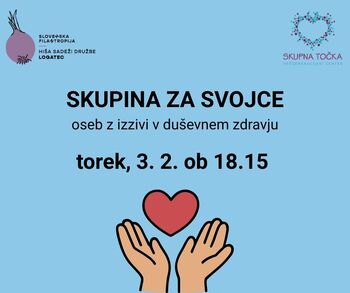 Skupina za svojce oseb z izzivi v duševnem zdravju 