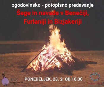 Šege in navade v Furlaniji, Benečiji in Bizjakeriji - predavanje 