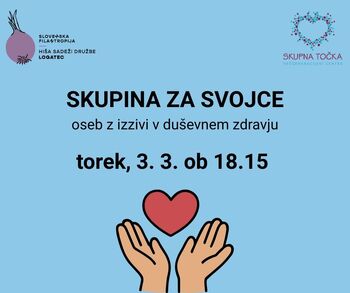 Skupina za svojce oseb z izzivi v duševnem zdravju 