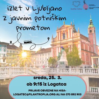 Izlet v Ljubljano z javnim potniškim prometom