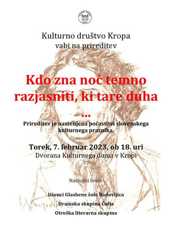 PROSLAVA OB KULTURNEM PRAZNIKU 