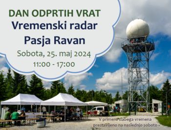 Dan odprtih vrat vremenskega radarja Pasja Ravan 2024