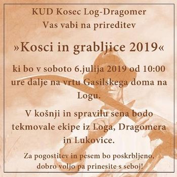Kosci in grabljice 2019