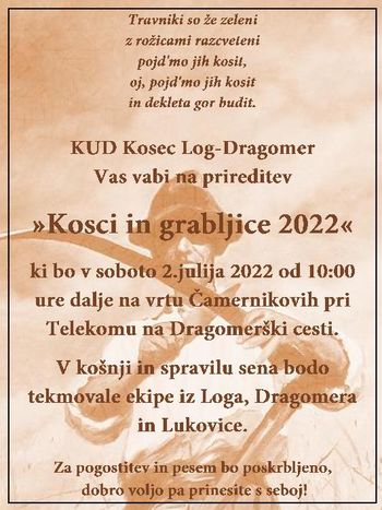 Kosci in grabljice 2022