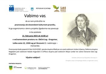 ZGODOVINA NAS POVEZUJE - PREŠERNOV DAN