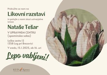 Likovna razstava Nataše Tešar