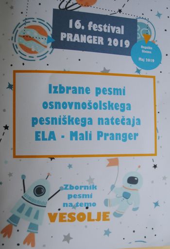 Osnovnošolski natečaj za najboljšo pesem Ela- Mali Prange Osnovnošolski natečaj za najboljšo pesem Ela- Mali Prange