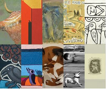 Odprtje razstave ANIMA:LIA 2, 13. hommage Jožetu Tisnikarju