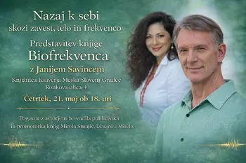 Predstavitev knjige Biofrekvenca z Janijem Savincem