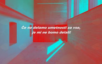 Ni amos! SKUPNOST UMETNOST NARAVA