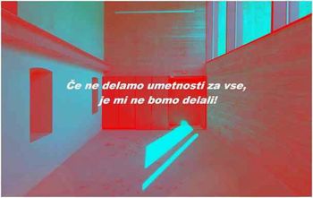 Ni amos! SKUPNOST UMETNOST NARAVA