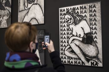 Delavnica selfija in animacije ob razstavi Sonja Vulpes, Limbo