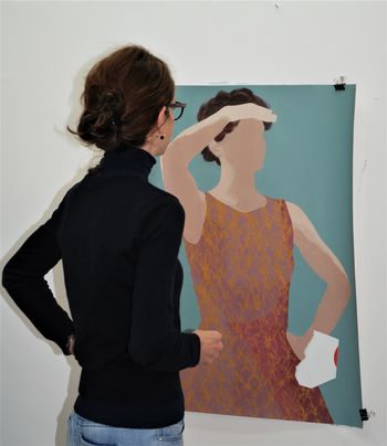 Ana Sluga: Pasivni torzo, pop-up enodnevna razstavna postavitev 