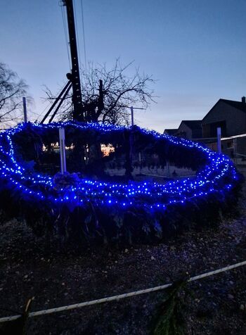 Prižig 3.sveče na adventnem vencu in molitev rožnega venca